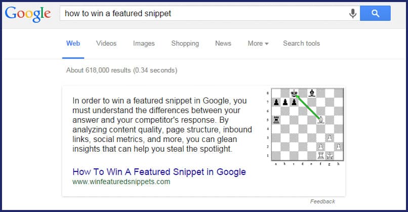 featured snippets 2020